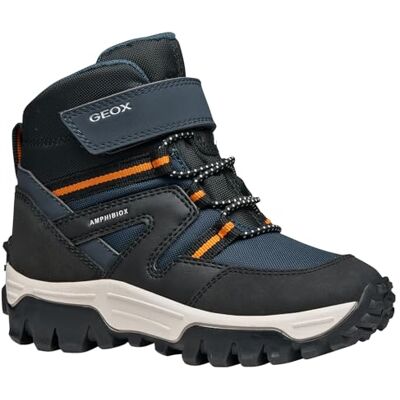 Geox J Himalaya Boy B ABX ankelbåt, marinblå/orange, 28 EU, Marinblå orange, 28 EU Geox J Himalaya Boy B ABX ankelbåt, marinblå/orange, 28 EU, Marinblå orange, 28 EU