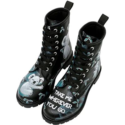 DOGO Lång fashionabel damkänga, Noir, 5 UK, Noir, 38 EU DOGO Lång fashionabel damkänga, Noir, 5 UK, Noir, 38 EU