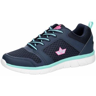 Lico Unisex matera sneakers, marinblå/turkos/rosa, 43 EU Lico Unisex matera sneakers, marinblå/turkos/rosa, 43 EU
