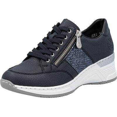 Rieker Dam N4322 Sneaker, BLÅ, 41 EU Rieker Dam N4322 Sneaker, BLÅ, 41 EU