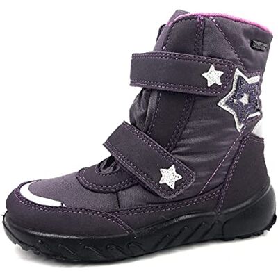 Richter Kinderschuhe Husky snöstövlar, aubergi/silver/ros, 31 EU Richter Kinderschuhe Husky snöstövlar, aubergi/silver/ros, 31 EU