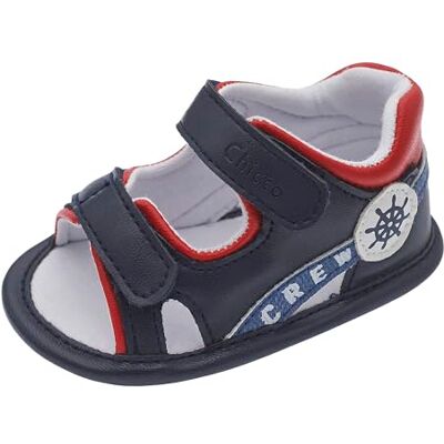 Chicco Dubbel Kardborresandal Baby pojkar Design i Italien, Blå, 15 EU Chicco Dubbel Kardborresandal Baby pojkar Design i Italien, Blå, 15 EU