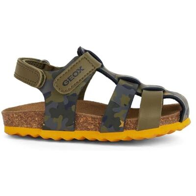 Geox Baby pojkar B Chalki Boy sandal, Sage Ochreyellow, 20 EU Geox Baby pojkar B Chalki Boy sandal, Sage Ochreyellow, 20 EU