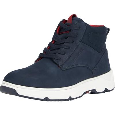 Tommy Hilfiger herr Hilifger Nubuck Hybrid Chukka Western Boot, BLÅ, 40 EU Tommy Hilfiger herr Hilifger Nubuck Hybrid Chukka Western Boot, BLÅ, 40 EU