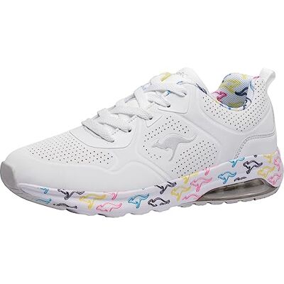 KangaROOS Unisex K-air Ora Multi sneakers, Vit multi, 38 EU KangaROOS Unisex K-air Ora Multi sneakers, Vit multi, 38 EU