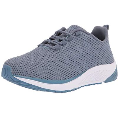 Propét Tour stickad sneaker för kvinnor, denim, 40.5 EU bred Propét Tour stickad sneaker för kvinnor, denim, 40.5 EU bred