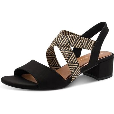 MARCO TOZZI Sandal 2-28200-46, dam, kam svart, 36 EU MARCO TOZZI Sandal 2-28200-46, dam, kam svart, 36 EU