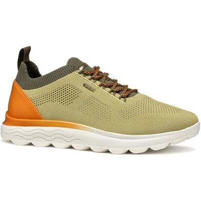Geox herr U Spherica E Sneaker, Pistasch orange, 44 EU Geox herr U Spherica E Sneaker, Pistasch orange, 44 EU