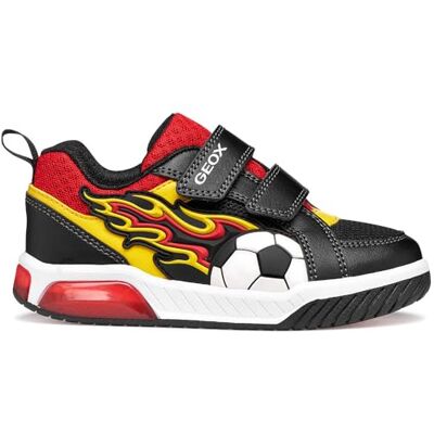 Geox J INEK Boy B sneakers, svart/gul, 35 EU Geox J INEK Boy B sneakers, svart/gul, 35 EU