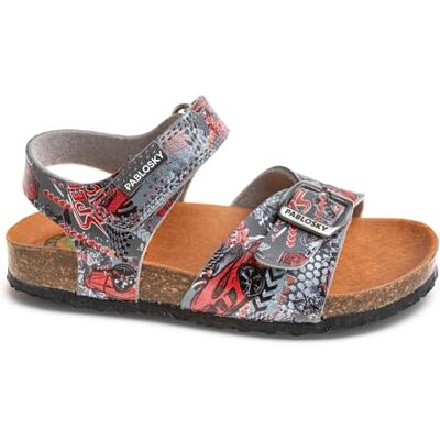 Pablosky Bio 516952, sandal, Röd, 25 EU bred Pablosky Bio 516952, sandal, Röd, 25 EU bred