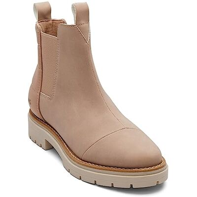 TOMS Dam Skylar Boot, Varm brungrå syntetisk nubuck matt vävd, 38.5 EU TOMS Dam Skylar Boot, Varm brungrå syntetisk nubuck matt vävd, 38.5 EU