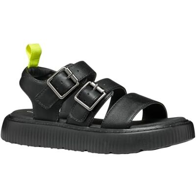 Geox J Kodette Gir-sandal, flicksandaler, Svart noir noir, 37 EU Geox J Kodette Gir-sandal, flicksandaler, Svart noir noir, 37 EU