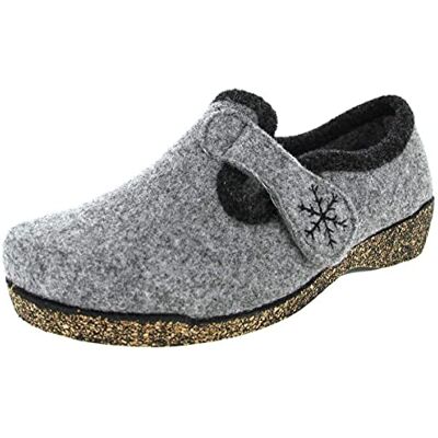 Fischer Markenschuh Fischer märkessko damer Conny tofflor, Grå 666, 36 EU Fischer Markenschuh Fischer märkessko damer Conny tofflor, Grå 666, 36 EU