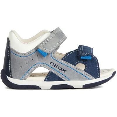 Geox Män B Tapuz Boy Sandal, Grå marinblå, 45 EU Geox Män B Tapuz Boy Sandal, Grå marinblå, 45 EU