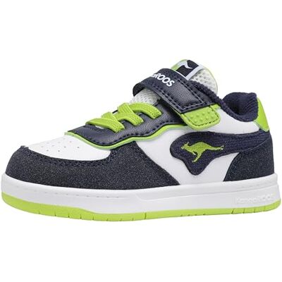 KangaROOS Baby pojkar K-CPI Izel Ev sneakers, Dk marinblå lime, 21 EU KangaROOS Baby pojkar K-CPI Izel Ev sneakers, Dk marinblå lime, 21 EU