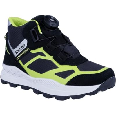Richter barnskor Venture sneakers, svart/lime/silver, 36 EU, Svart lime silver, 36 EU Richter barnskor Venture sneakers, svart/lime/silver, 36 EU, Svart lime silver, 36 EU
