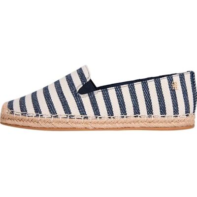 Tommy Hilfiger dam NAUTICAL ESPADRILLE, BLÅ (Space Blue Itacha Stripes), 6,5 UK, Blå rymd blå Itacha-ränder, 40 EU Tommy Hilfiger dam NAUTICAL ESPADRILLE, BLÅ (Space Blue Itacha Stripes), 6,5 UK, Blå rymd blå Itacha-ränder, 40 EU