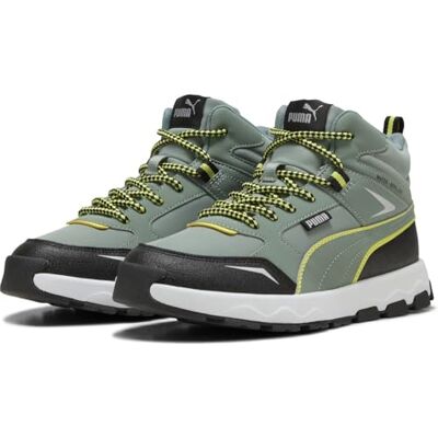 PUMA Unisex barn Evolve Trail PsSneaker, Grön måne citron sherbert svart, 28 EU PUMA Unisex barn Evolve Trail PsSneaker, Grön måne citron sherbert svart, 28 EU