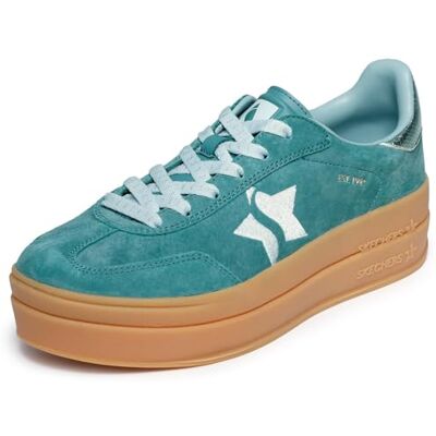 Skechers Women's Academy HI Elevated Essence sneakers, Grön, 9 UK Skechers Women's Academy HI Elevated Essence sneakers, Grön, 9 UK