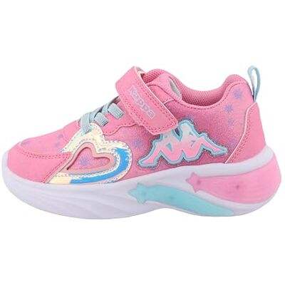 Kappa Supremo – flicka 95k0713001 sneakers, Rosa turkos, 25 EU Kappa Supremo – flicka 95k0713001 sneakers, Rosa turkos, 25 EU