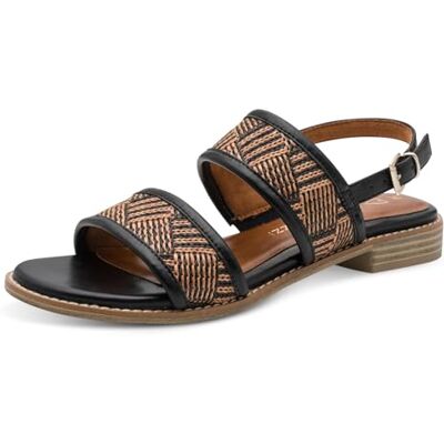 MARCO TOZZI Sandal 2-28104-46, damsandaler, kam svart, 40 EU MARCO TOZZI Sandal 2-28104-46, damsandaler, kam svart, 40 EU