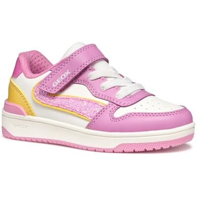 Geox Flicka WaShiba Girl A Basket, Dk rosa gul, 33 EU Geox Flicka WaShiba Girl A Basket, Dk rosa gul, 33 EU