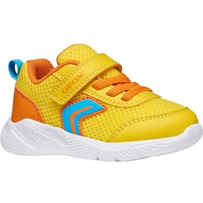 Geox Baby pojkar B SPRINTYE Boy C sneakers, gul/orange, 21 EU Geox Baby pojkar B SPRINTYE Boy C sneakers, gul/orange, 21 EU
