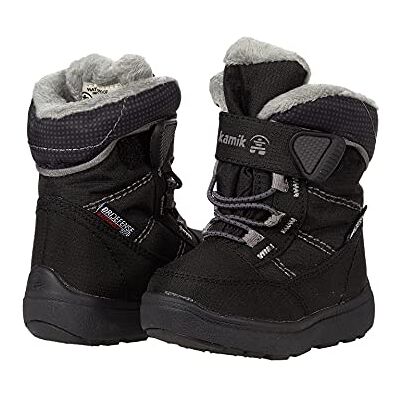 Kamik Unisex barn Stance2 snöstövlar, Black Mid Grey Nf8297 Bmg, 23 EU Kamik Unisex barn Stance2 snöstövlar, Black Mid Grey Nf8297 Bmg, 23 EU