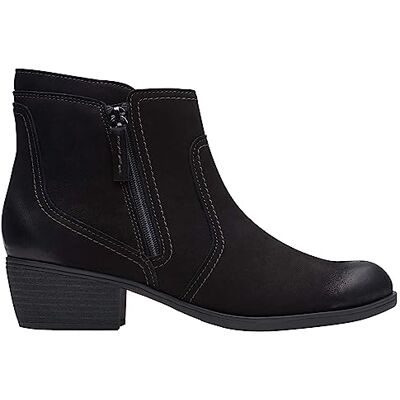 Clarks Dam Charlten Ave modestövlar, svart nubuck, 37 EU, Svart, 37 EU Clarks Dam Charlten Ave modestövlar, svart nubuck, 37 EU, Svart, 37 EU