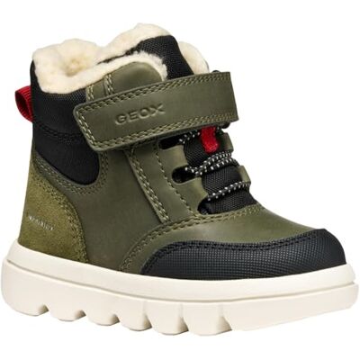 Geox Baby pojkar B WILLABOOM Boy B AB ankelbåt, DK grön/svart, 24 EU, Dk Green Black, 24 EU Geox Baby pojkar B WILLABOOM Boy B AB ankelbåt, DK grön/svart, 24 EU, Dk Green Black, 24 EU
