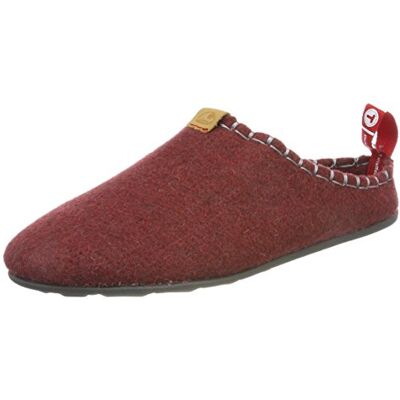 Viking unisex dnt toffel tofflor, Röd röd 10, 43 EU Viking unisex dnt toffel tofflor, Röd röd 10, 43 EU