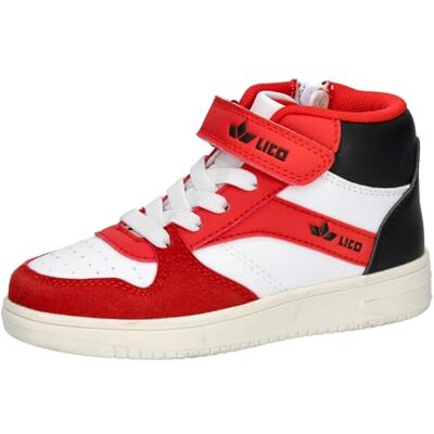 Lico Chad VS High sneakers, vit/röd/svart, 39 EU, Vit röd svart, 39 EU Lico Chad VS High sneakers, vit/röd/svart, 39 EU, Vit röd svart, 39 EU