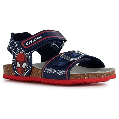 Geox J Ghita Boy Sandal, Navy/Röd, 37 EU, Marinblå röd, 37 EU Geox J Ghita Boy Sandal, Navy/Röd, 37 EU, Marinblå röd, 37 EU