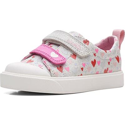 Clarks Pojkar flickor City Bright T. sneakers, bomull, 20,5 EU, Bomull, 20.5 EU Weit Clarks Pojkar flickor City Bright T. sneakers, bomull, 20,5 EU, Bomull, 20.5 EU Weit