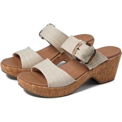 Skechers Dam Brystol kil sandal, Naturligt, 40 EU Skechers Dam Brystol kil sandal, Naturligt, 40 EU