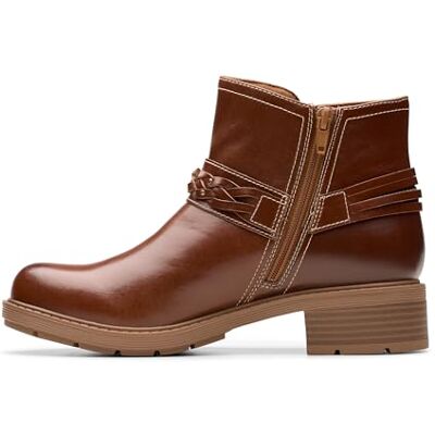 Clarks Hearth Kaylie Womens Tan Leather, 5 Clarks Hearth Kaylie Womens Tan Leather, 5