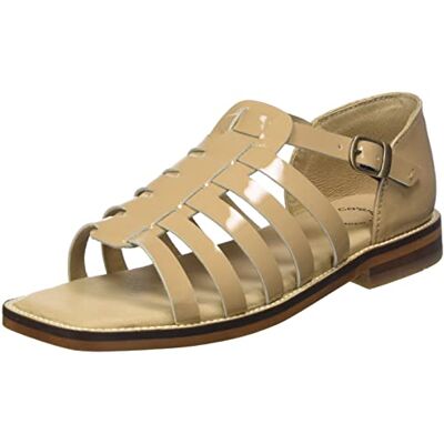 CA'SHOTT A/S Dam Casmary stängd hälpatent platt sandal, taupe, 41 EU, toupe, 41 EU CA'SHOTT A/S Dam Casmary stängd hälpatent platt sandal, taupe, 41 EU, toupe, 41 EU