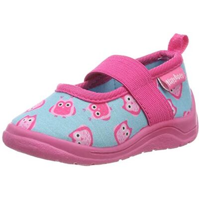 Playshoes Unisex barn ugglor 201811 låga tofflor, Turkos 15, 18/19 EU Playshoes Unisex barn ugglor 201811 låga tofflor, Turkos 15, 18/19 EU