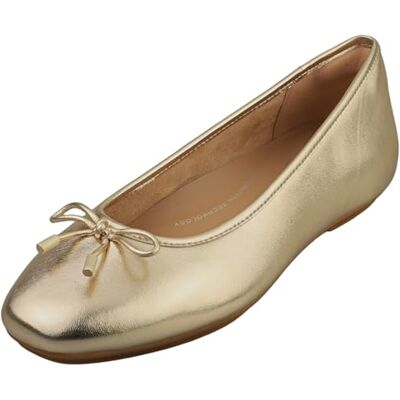 Fitflop kvinnors DELICATO rosett mjuk metallisk läder balettplatta, platina, 3 UK, Platino, 3 UK Narrow Fitflop kvinnors DELICATO rosett mjuk metallisk läder balettplatta, platina, 3 UK, Platino, 3 UK Narrow