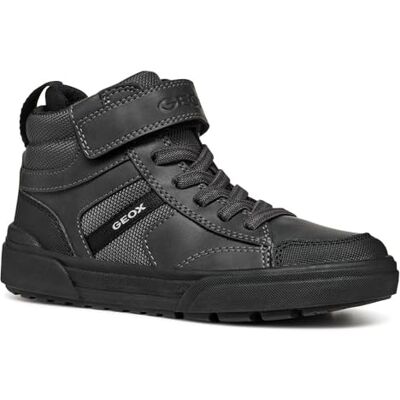 Geox Pojke Weemble Boy A Basket, svart (noir 1), 34 EU Geox Pojke Weemble Boy A Basket, svart (noir 1), 34 EU