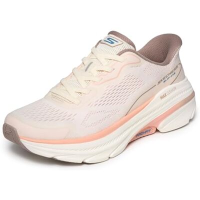 Skechers dam MAX dämpande båge FIT 2.0 sneakers, persika, 4 UK Skechers dam MAX dämpande båge FIT 2.0 sneakers, persika, 4 UK