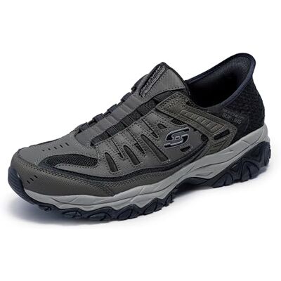 Skechers herr Afterburn M. Fit Ridgeburn Hands Free Slip-in Tofflor, brun, 45,5 EU, BRUN, 45.5 EU Skechers herr Afterburn M. Fit Ridgeburn Hands Free Slip-in Tofflor, brun, 45,5 EU, BRUN, 45.5 EU