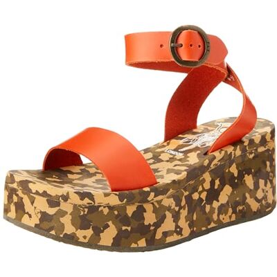 Fly London Camu034fly sandal för kvinnor, Scharlakansröd, 39 EU Fly London Camu034fly sandal för kvinnor, Scharlakansröd, 39 EU