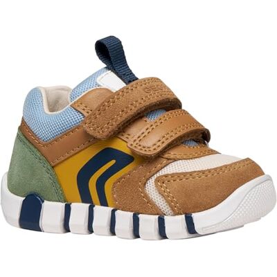 Geox Baby pojkar B IUPIDOO Boy D sneakers, karamell/ockra, 20 EU Geox Baby pojkar B IUPIDOO Boy D sneakers, karamell/ockra, 20 EU