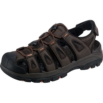 Skechers herr Tresmen-Norvick fiskare sandal, Choklad, 44.5 EU Skechers herr Tresmen-Norvick fiskare sandal, Choklad, 44.5 EU