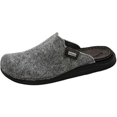 Fischer Markenschuh Fischer Tofflor för män 626810, storlek:44 EU, Färg:grå Fischer Markenschuh Fischer Tofflor för män 626810, storlek:44 EU, Färg:grå