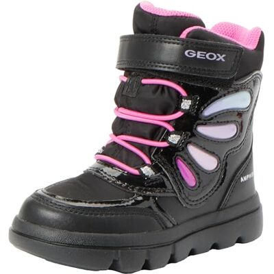Geox Mädchen J Willaboom Girl B A ankelstövel, Svart flerfärgad, 11.5 UK Child Geox Mädchen J Willaboom Girl B A ankelstövel, Svart flerfärgad, 11.5 UK Child