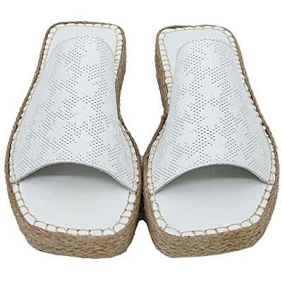 Bonateks Dam FRRBTRLKY100009 kil sandal, vit, 39 EU, vit, 39 EU Bonateks Dam FRRBTRLKY100009 kil sandal, vit, 39 EU, vit, 39 EU
