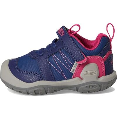 KEEN Unisex barn Knotch Peak Sneaker, Blå djup rosa påfågel, 27/28 EU KEEN Unisex barn Knotch Peak Sneaker, Blå djup rosa påfågel, 27/28 EU