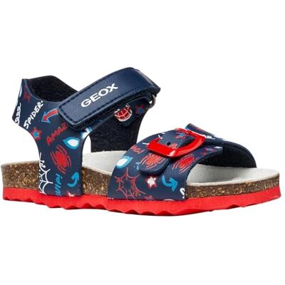 Geox Baby pojkar B CHALKI pojksandal, marinblå/röd, 21 EU Geox Baby pojkar B CHALKI pojksandal, marinblå/röd, 21 EU